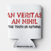 Citaat voor Latijnse waarheid Blikjeskoeler (Achterkant)