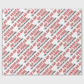 Citaat voor Latijnse waarheid Cadeaupapier (Vlak)