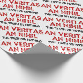 Citaat voor Latijnse waarheid Cadeaupapier (Hoek)