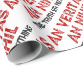 Citaat voor Latijnse waarheid Cadeaupapier (Rol Hoek)