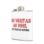 Citaat voor Latijnse waarheid Heupfles (Links)