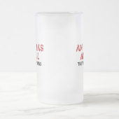 Citaat voor Latijnse waarheid Matglas Bierpul (Center)