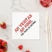 Citaat voor Latijnse waarheid Servetten (Insitu)