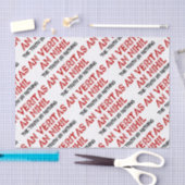 Citaat voor Latijnse waarheid Tissuepapier (Craft)