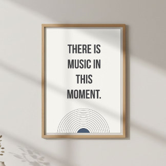 Citaat voor Mindful Leven. Kalm Minimalisme Poster