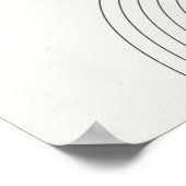 Citaat voor Mindful Leven. Kalm Minimalisme Poster (Hoek)