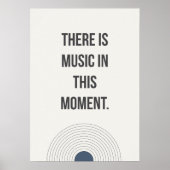 Citaat voor Mindful Leven. Kalm Minimalisme Poster (Voorkant)