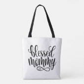 Citaat voor Moederdag zonder zegen | Canvas tas (Achterkant)