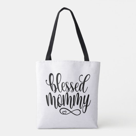 Citaat voor Moederdag zonder zegen | Canvas tas (Achterkant)