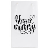 Citaat voor Moederdag zonder zegen | Gift Bag Klein Cadeauzakje (Achterkant)