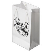 Citaat voor Moederdag zonder zegen | Gift Bag Klein Cadeauzakje (Voorkant Gekanteld)