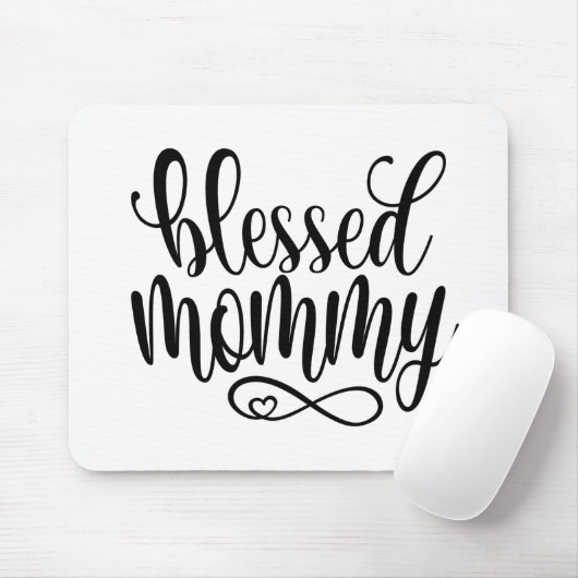 Citaat voor Moederdag zonder zegen | Mousepad Muismat (Met muis)