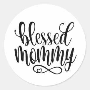 Citaat voor Moederdag zonder zegen Sticker