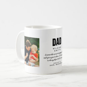 Citaat voor papa modern cool foto koffiemok