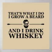 citaat voor whisky drinker poster (Voorkant)