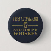 citaat voor whisky drinker ronde button 5,7 cm (Voorkant)