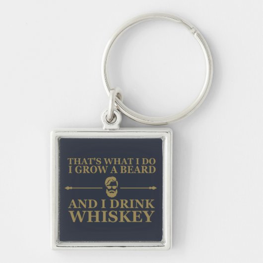 citaat voor whisky drinker sleutelhanger (Voorkant)
