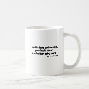 Citaat wetten en worst koffiemok