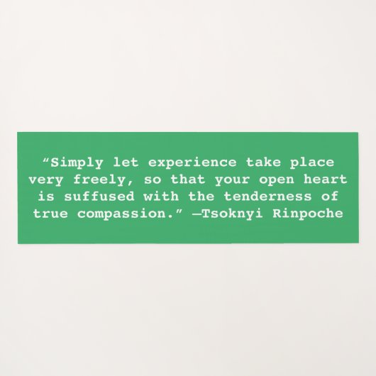 Citaat Yogamat (Achterkant (horizontaal))