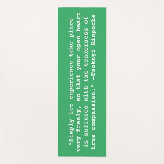 Citaat Yogamat (Voorkant)