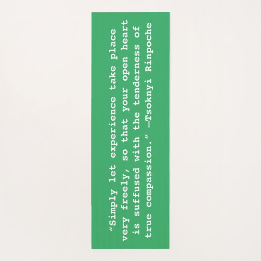 Citaat Yogamat (Achterkant)