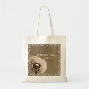 Citaat: Ze geloofde dat ze het kon, dus deed ze he Tote Bag