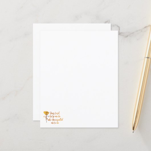 Citaat zonnebloem (Voorkant / Achterkant in situ)