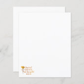 Citaat zonnebloem (Voorkant / Achterkant)