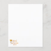 Citaat zonnebloem (Voorkant)