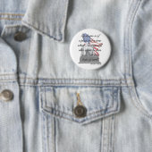 Citaatknop Abraham Lincoln Ronde Button 5,7 Cm (In situ)