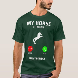 citaatpaard voor grappige paardenraces t-shirt