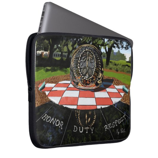 Citadel '25 Ring Standbeeld Laptop Mouw Laptop Sleeve (Voorkant Rechts)