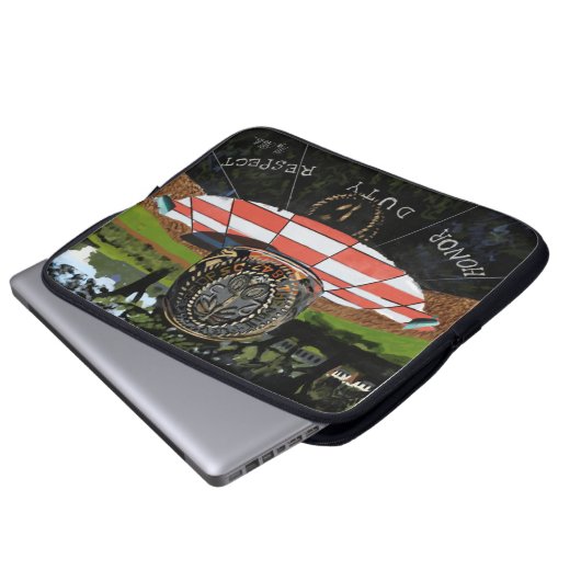 Citadel '25 Ring Standbeeld Laptop Mouw Laptop Sleeve (Voorkant onderkant)