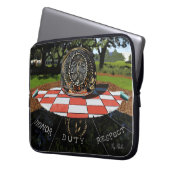 Citadel '25 Ring Standbeeld Laptop Mouw Sleeve (Voorkant Links)