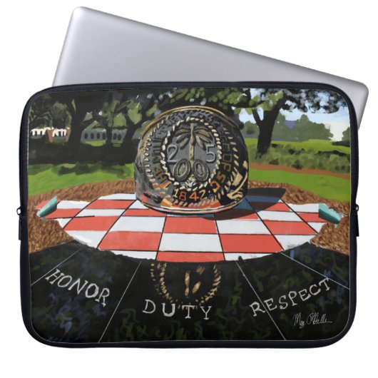 Citadel '25 Ring Standbeeld Laptop Mouw Sleeve (Voorkant)