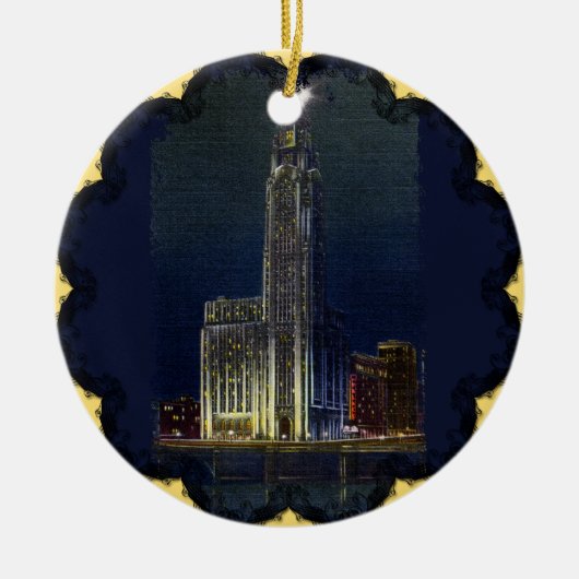 Citadel bij nacht Ornament (Voorkant)