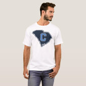 Citadel BULLDOGS CHARLESTON SC Sticker T-shirt (Voorkant volledig)