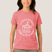 Citadel = het paleis Tri-Blend shirt (Voorkant)