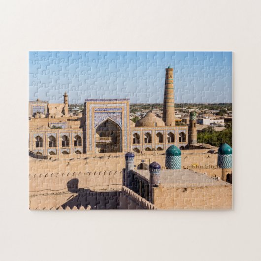 Citadel Kunya-ark - Khiva, Oezbekistan Legpuzzel (Horizontaal)