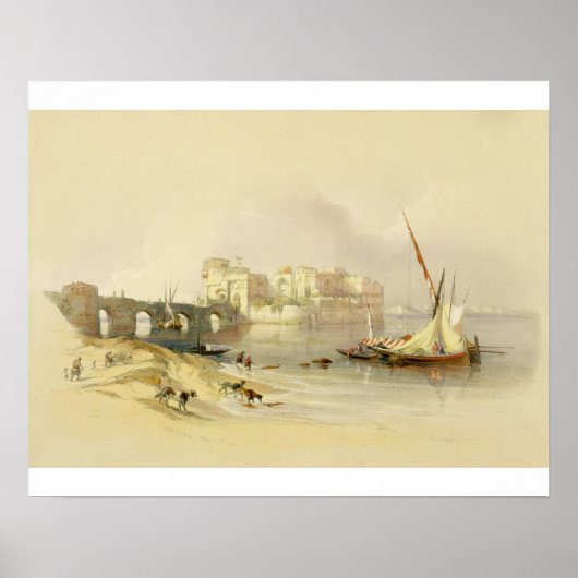 Citadel Sidon, 28 april 1839, bord 76 van V Poster (Voorkant)