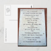 citadel teken briefkaart (Voorkant / Achterkant)