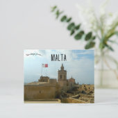 Citadel van Victoria Gozo eiland Malta Briefkaart (Staand voorkant)