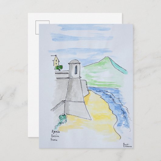 Citadelle d'Ajaccio, Ajaccio | Corsica, Frankrijk Briefkaart (Voorkant / Achterkant)