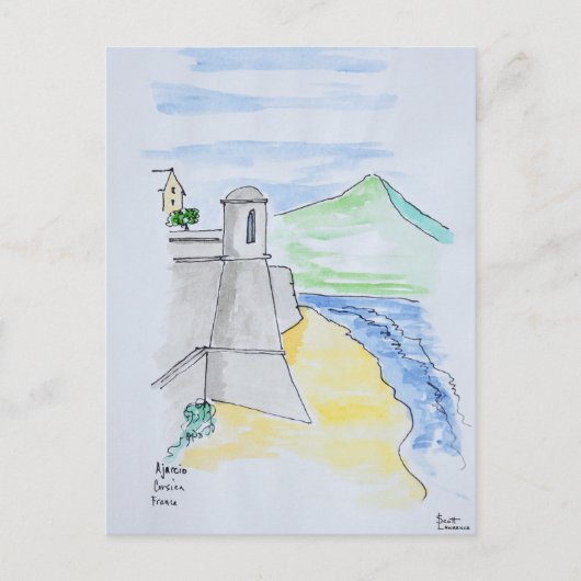 Citadelle d'Ajaccio, Ajaccio | Corsica, Frankrijk Briefkaart (Voorkant)