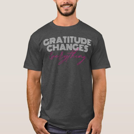 Citat cadeau typografie t-shirt (Voorkant)