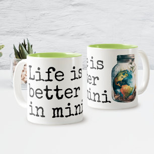 Citatemok voor Miniatuurliefhebber Tweekleurige Koffiemok