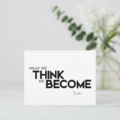 Citaten: Boeddha: Geest is alles Briefkaart (Staand voorkant)