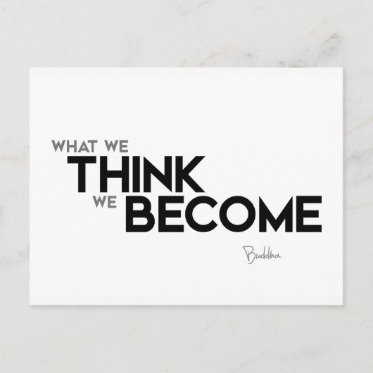 Citaten: Boeddha: Geest is alles Briefkaart (Voorkant)