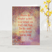 Citaten door Rumi (Wenskaart) Kaart (Gele Bloem)