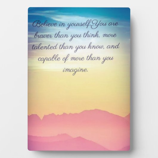 Citaten en inspirerend collectie fotoplaat (voorkant)